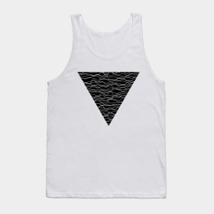 geometric triangle waves design Tank Top